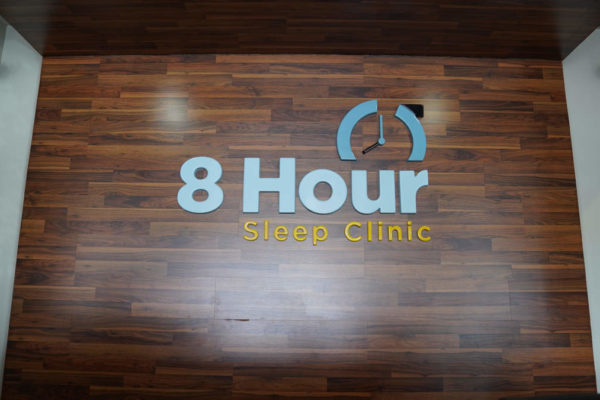 Front Sign For 8 Hour Sleep